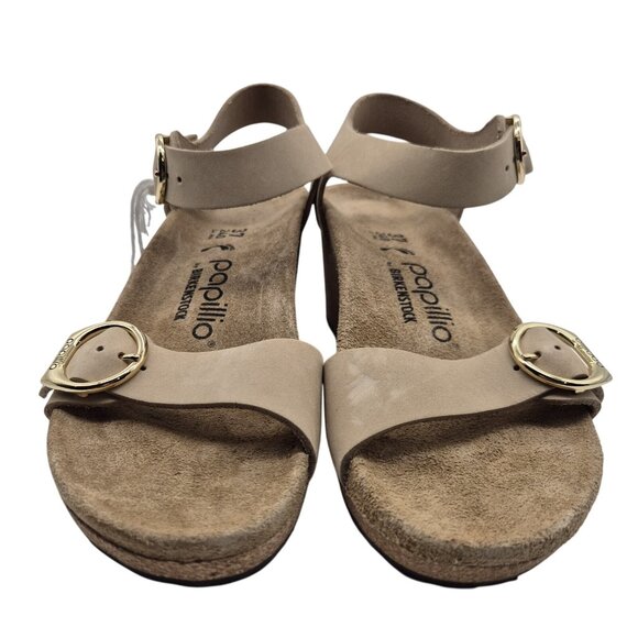 Papillio Birkentsock Women's Size 10 US 41 EU Soley Ring Tan Sandals Wedge (223) - Picture 2 of 12